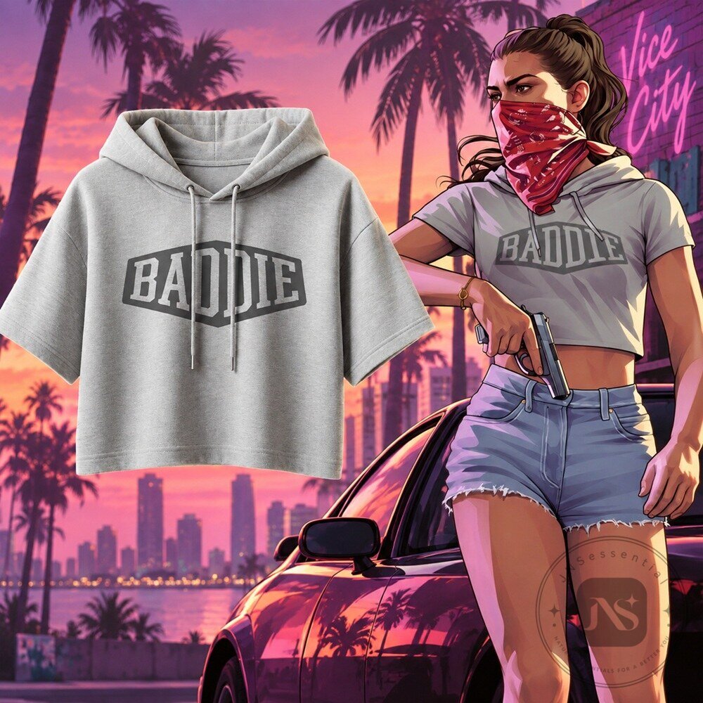 GTA 6 Lucia BADDIE Short Sleeve Hoodie Shirt 2026