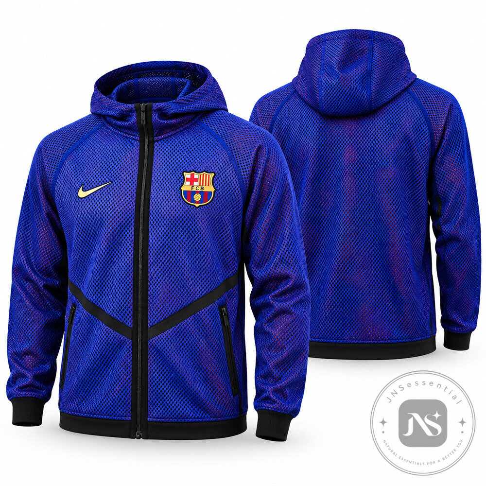Barcelona x Lamine Yamal Long Sleeve Hooded Football Jacket
