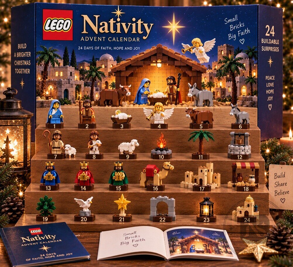 Lego Nativity Advent Calendar for Creative Holiday Celebrations
