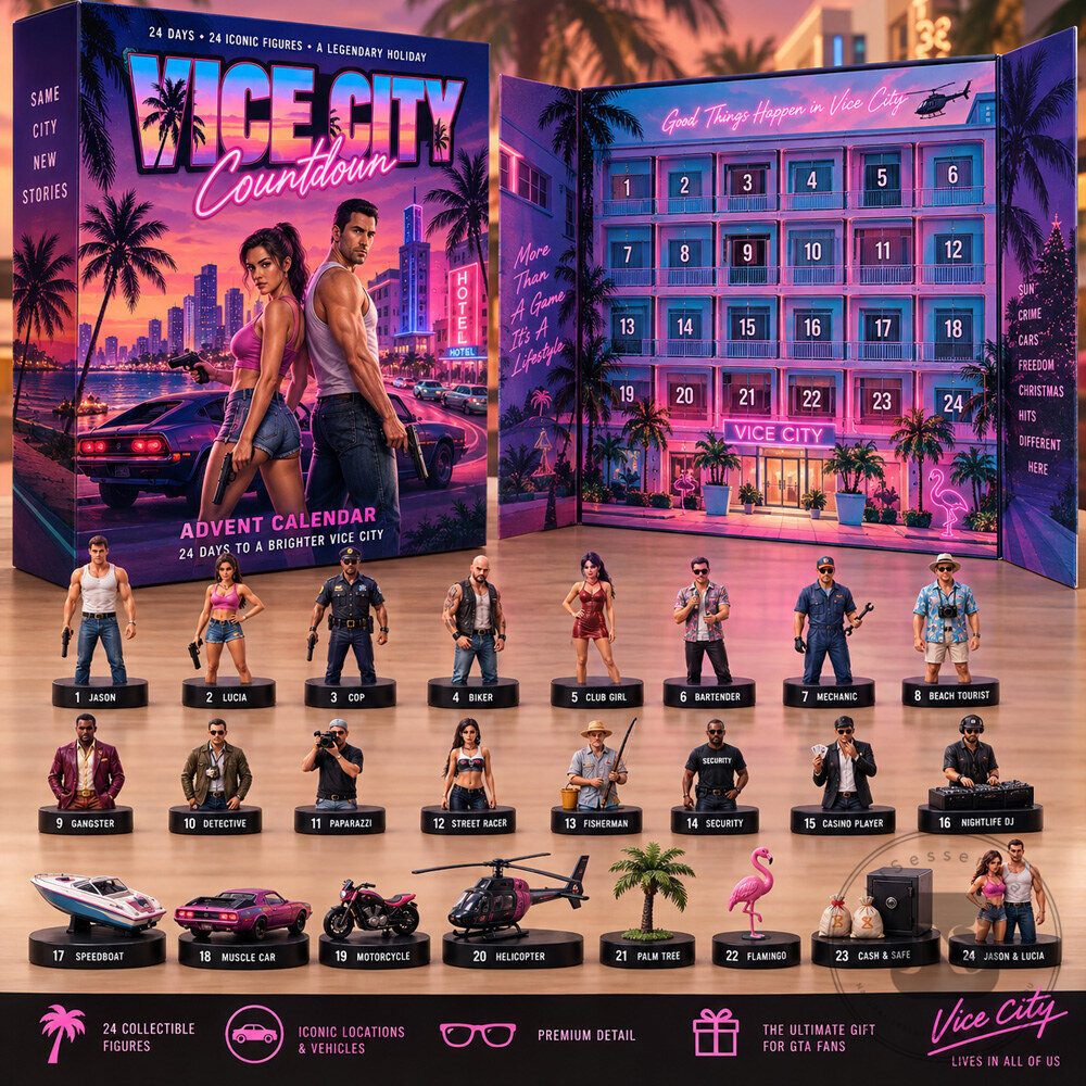 Neon Vice City Advent Calendar