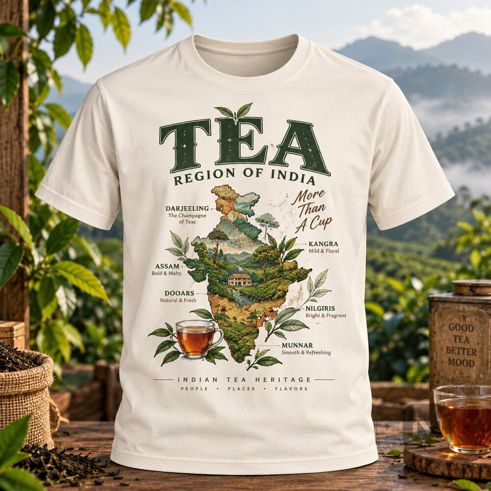 Indian Tea Heritage T-Shirt Mockup