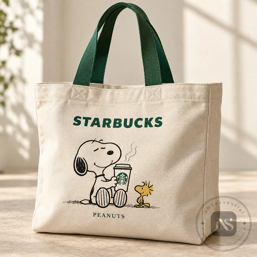 Starbucks x Peanuts Snoopy Tote Bag 2026 Trending