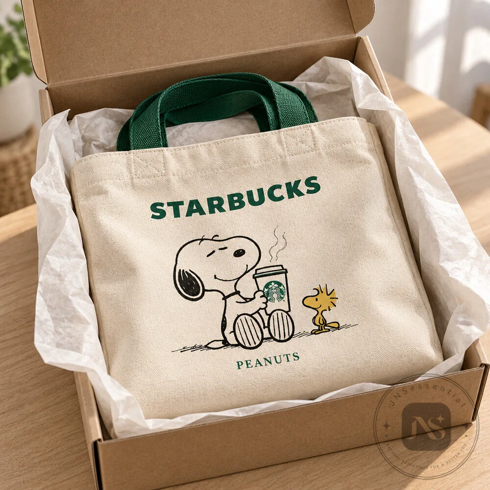 Starbucks x Peanuts Snoopy Tote Bag 2026 Trending 11 Starbucks x Peanuts Snoopy Tote Bag 2026 Trending