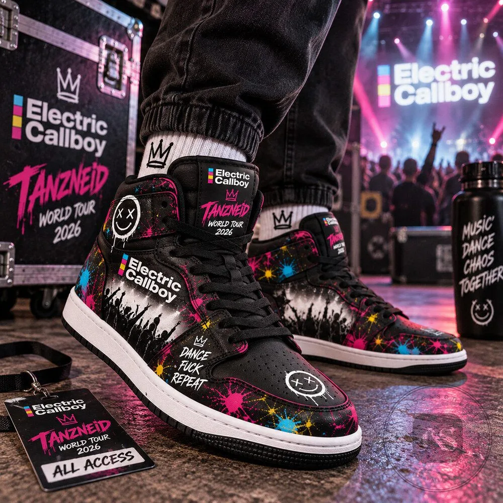 Electric Callboy TANZNEID World Tour 2026 Black Custom Concept Sneakers 10 Electric Callboy TANZNEID World Tour 2026 Black Custom Concept Sneakers