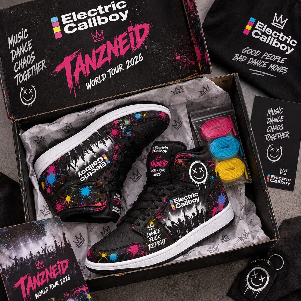 Electric Callboy TANZNEID World Tour 2026 Black Custom Concept Sneakers 11 Electric Callboy TANZNEID World Tour 2026 Black Custom Concept Sneakers