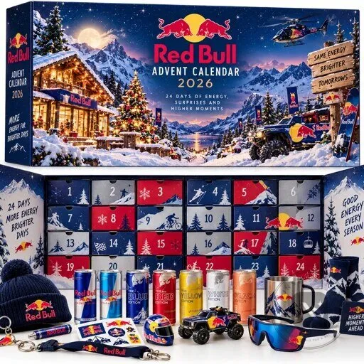 Red Bull Advent Calendar 2026 for Fun Holiday Countdown