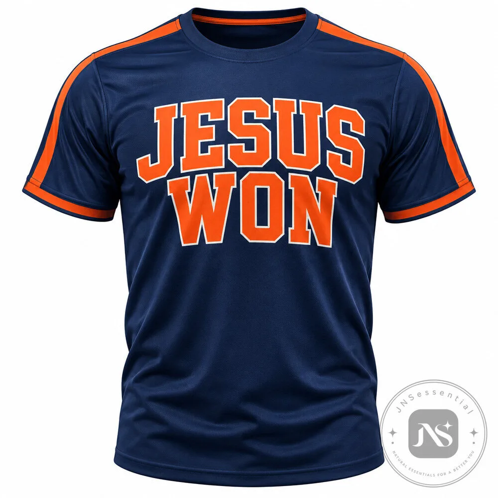 Jesus Won T-shirt for Spiritual Inspiration and Comfort